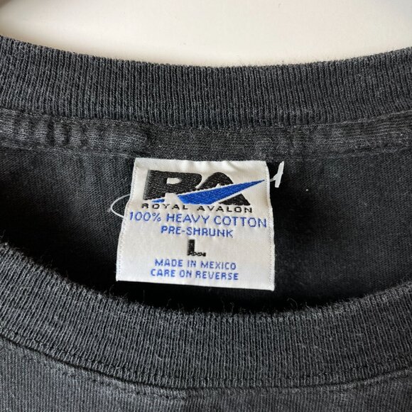 1997 Vintage 90s Mall of America T Shirt Adult Black Large L Celebration Solid - Picture 15 of 16